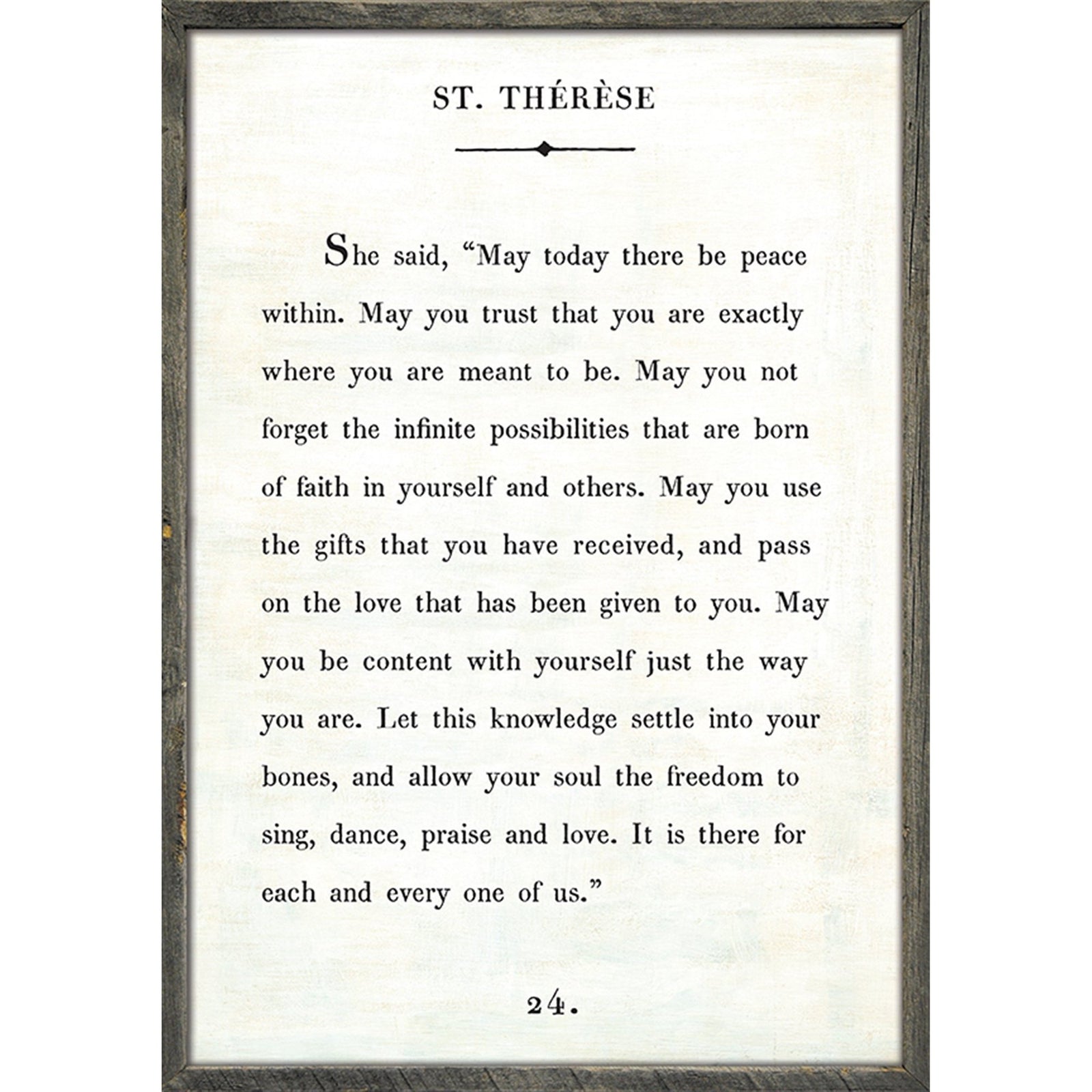St. Therese - Book Collection Art Print-Art Print-Jack and Jill Boutique
