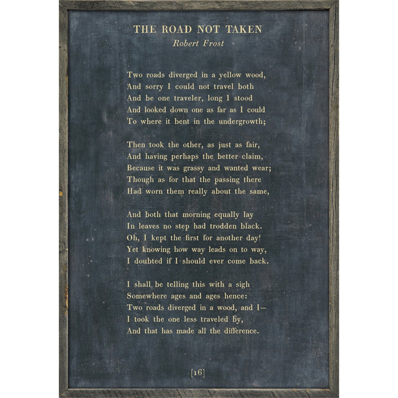 The Road Not Taken - Poetry Collection Art Print-Art Print-Jack and Jill Boutique