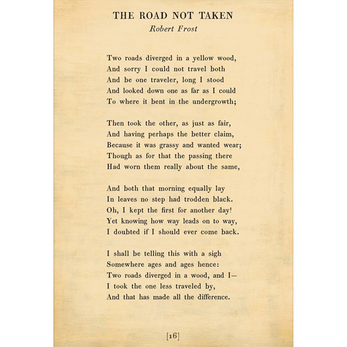 The Road Not Taken - Poetry Collection Art Print-Art Print-Jack and Jill Boutique