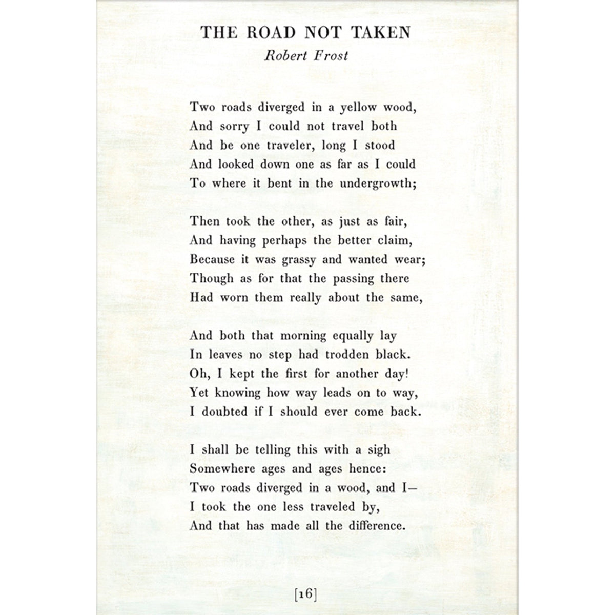 The Road Not Taken - Poetry Collection Art Print-Art Print-Jack and Jill Boutique