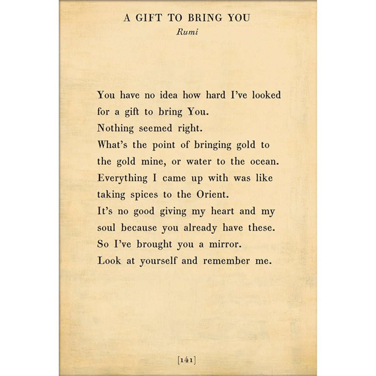 A Gift to Bring You - Poetry Collection Art Print-Art Print-Jack and Jill Boutique