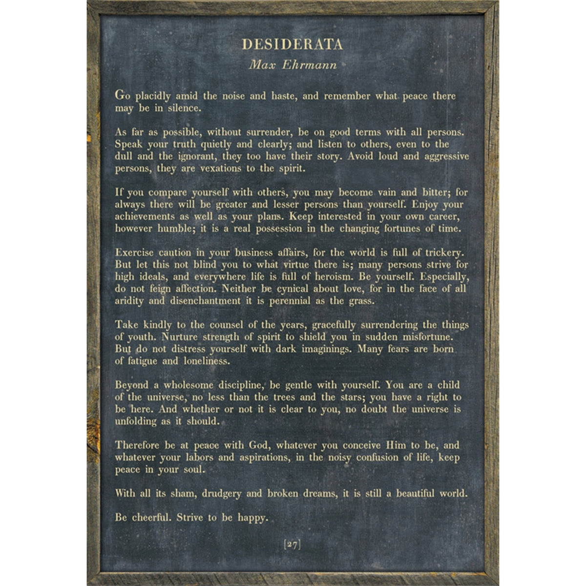 Desiderata - Poetry Collection Art Print-Art Print-Jack and Jill Boutique