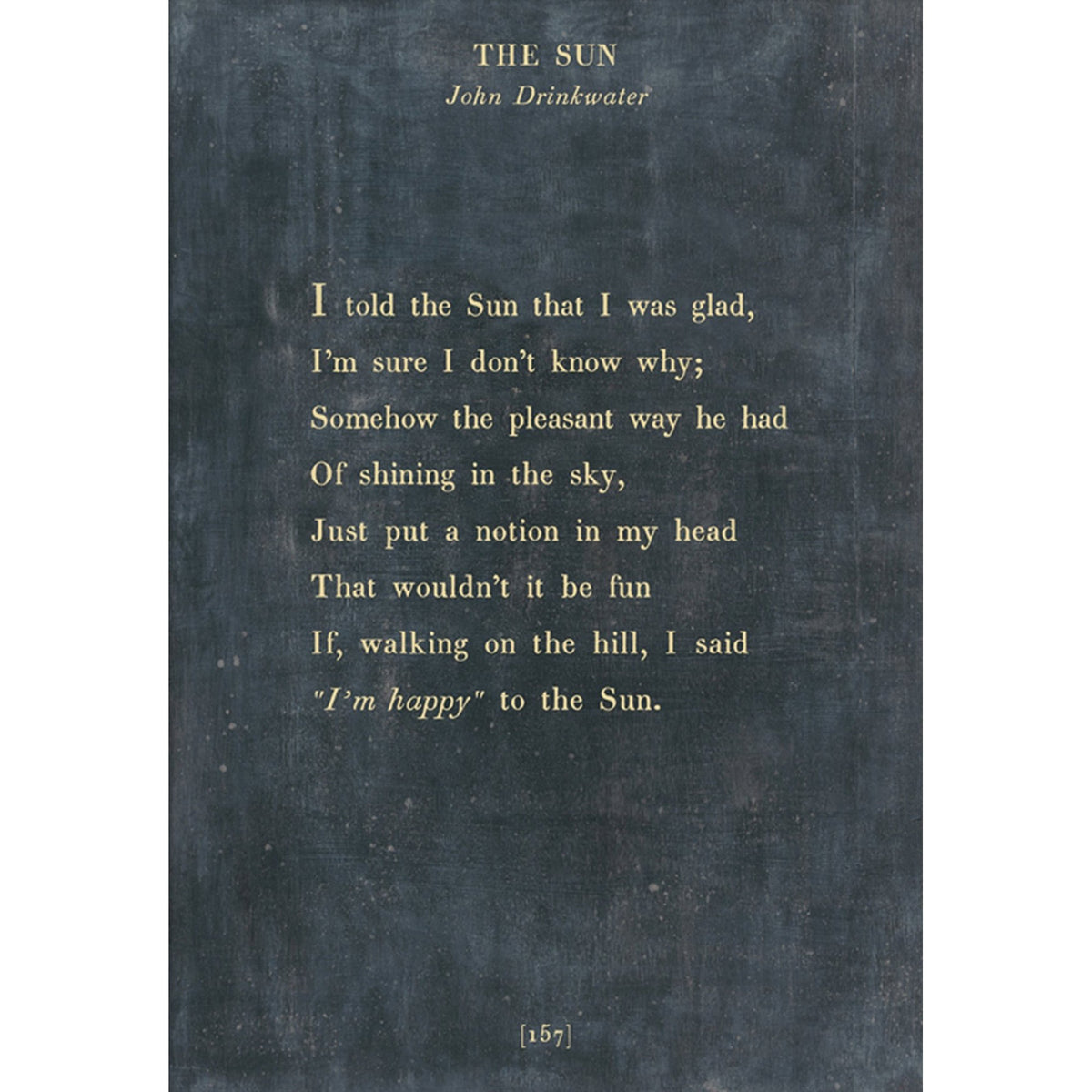 The Sun - Poetry Collection Art Print-Art Print-Jack and Jill Boutique