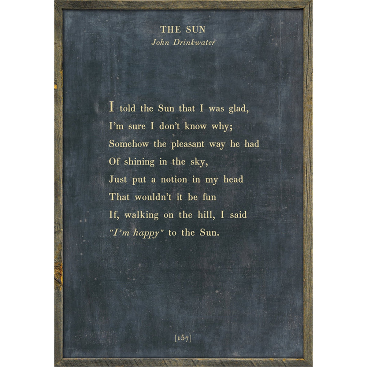 The Sun - Poetry Collection Art Print-Art Print-Jack and Jill Boutique