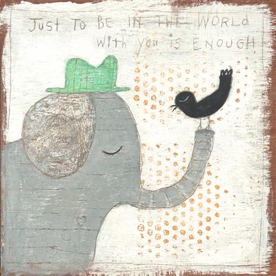 ART PRINT - IN THE WORLD WITH YOU-Art Print-Jack and Jill Boutique