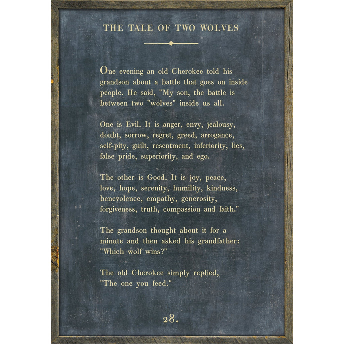 The Tale of Two Wolves - Book Collection Art Print-Art Print-Jack and Jill Boutique