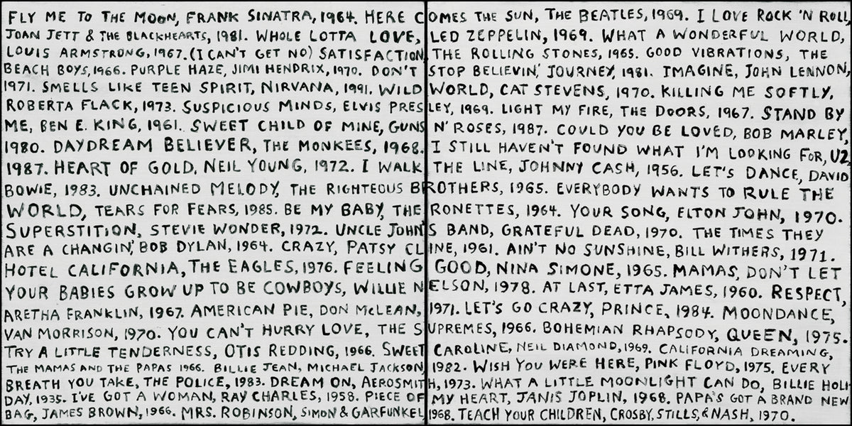 ART PRINT - PLAYLIST-Art Print-Jack and Jill Boutique