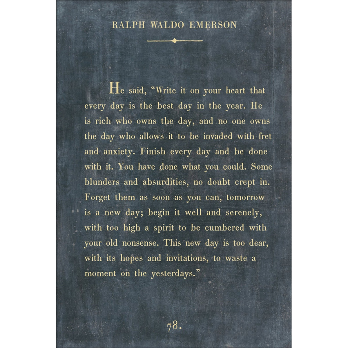 Ralph Waldo Emerson - Book Collection Art Print-Art Print-Jack and Jill Boutique
