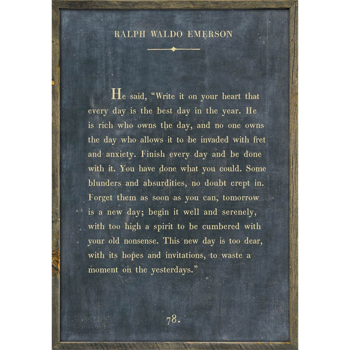 Ralph Waldo Emerson - Book Collection Art Print-Art Print-Jack and Jill Boutique
