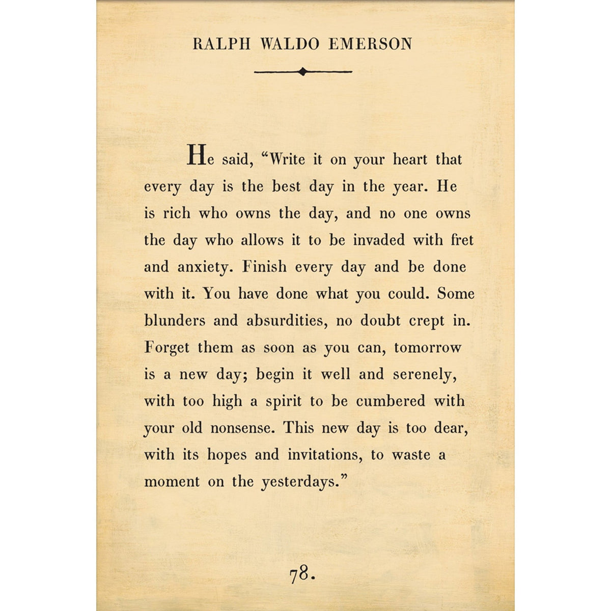 Ralph Waldo Emerson - Book Collection Art Print-Art Print-Jack and Jill Boutique