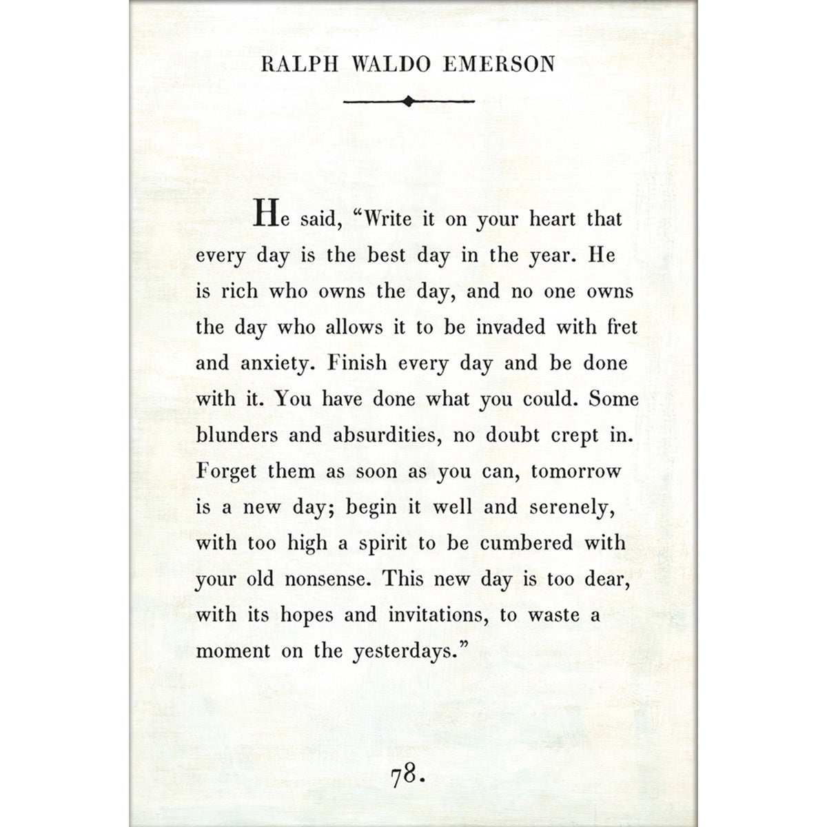 Ralph Waldo Emerson - Book Collection Art Print-Art Print-Jack and Jill Boutique