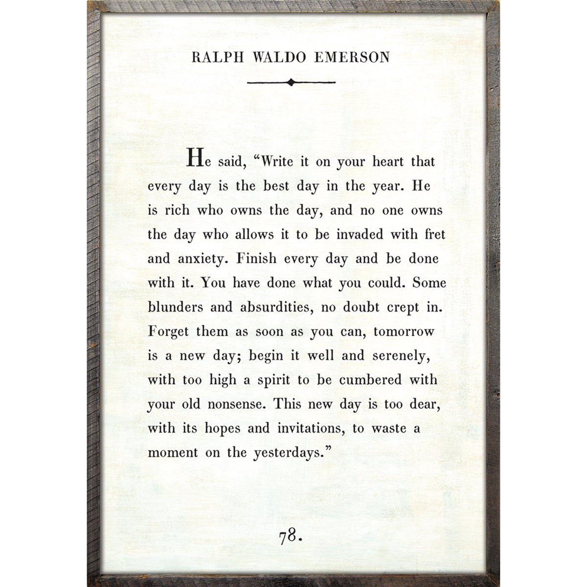 Ralph Waldo Emerson - Book Collection Art Print-Art Print-Jack and Jill Boutique