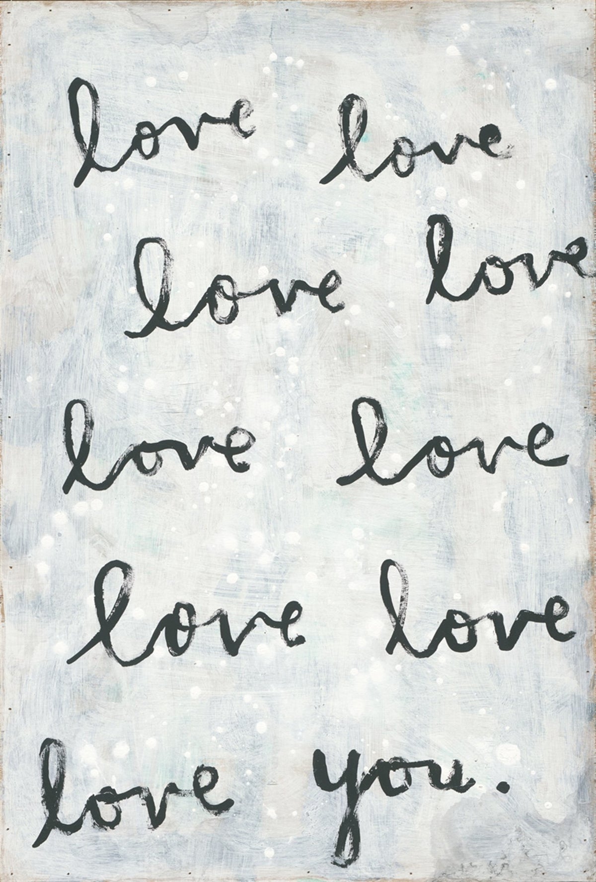 Art Print - Black &amp; White Whole Lot of Love-Art Print-25" x 36"-Gallery Wrap-Jack and Jill Boutique
