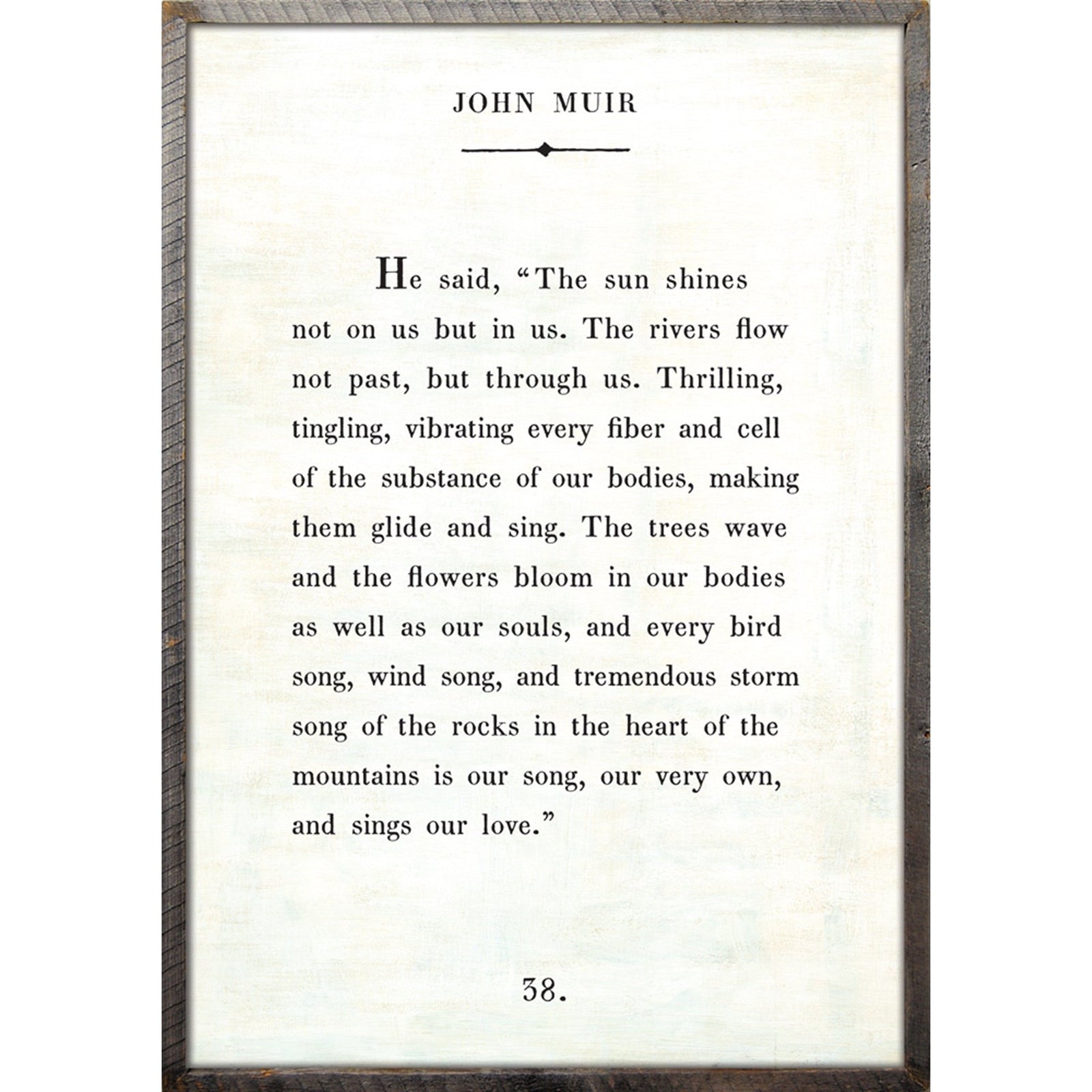 John Muir - Book Collection Art Print-Art Print-17" x 25"-White-Grey Wood Frame-Jack and Jill Boutique