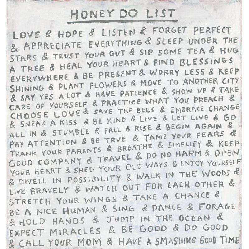 ART PRINT - Honey Do List-Art Print-Jack and Jill Boutique
