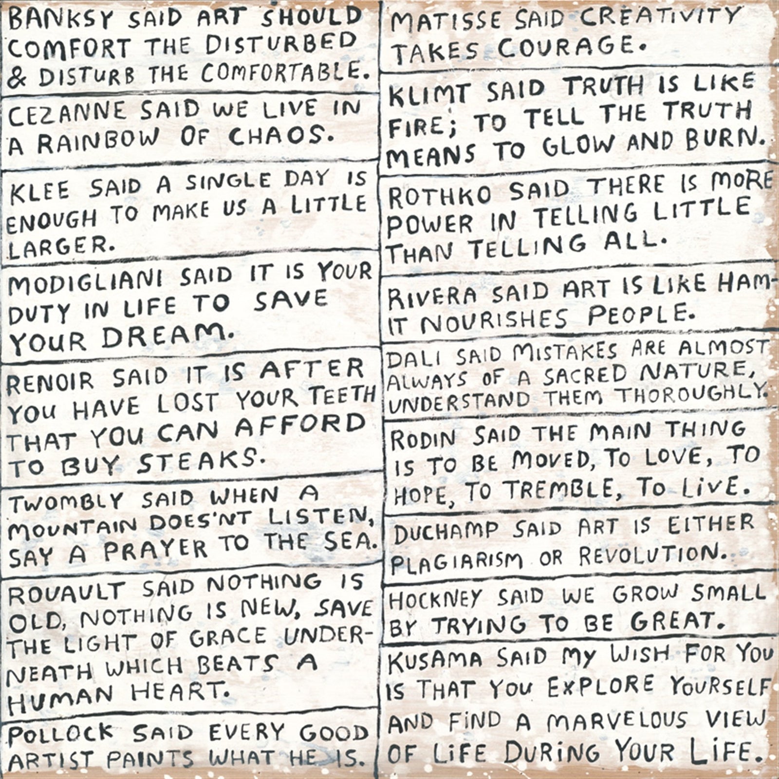 Art Print - Masters-Art Print-12" x 12"-Bottom-Jack and Jill Boutique