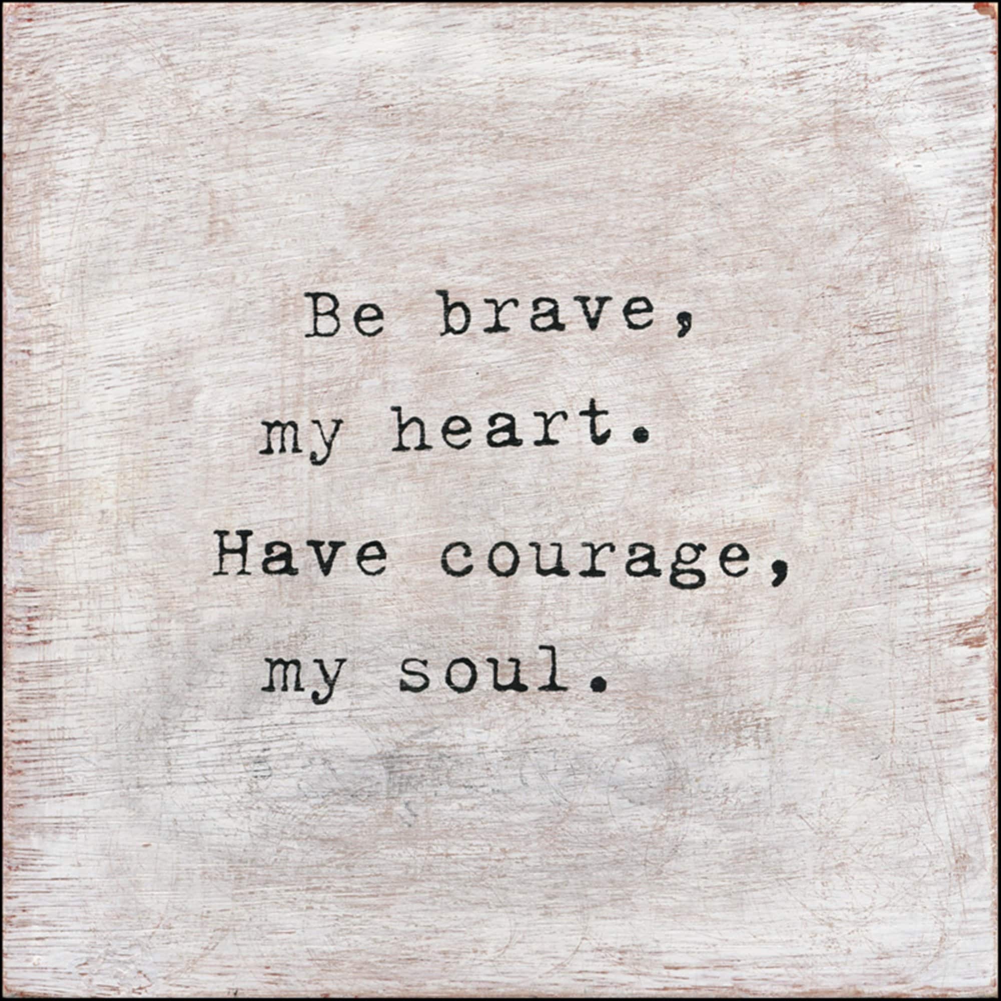 ART PRINT - BE BRAVE-Art Print-24 x 24-Gallery Wrap-Jack and Jill Boutique