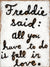 Art Print - Freddie Said-Art Print-Jack and Jill Boutique