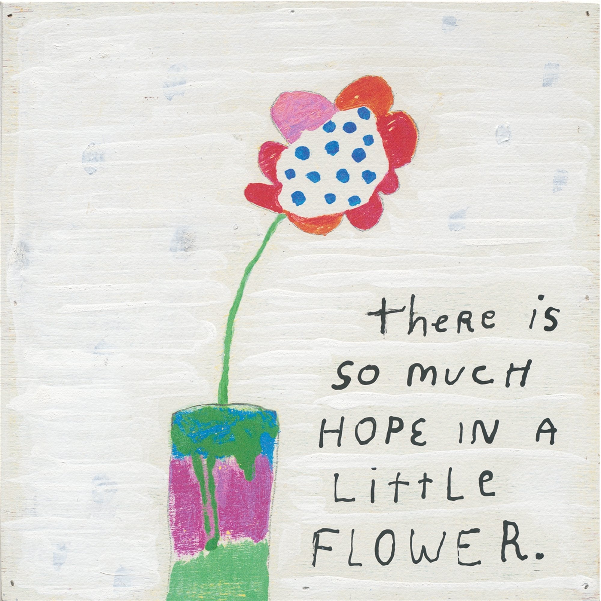 Art Print - So Much Hope Flower-Art Print-23" x 23"-Gallery Wrap-Jack and Jill Boutique
