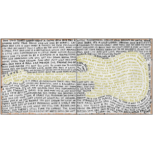 Art Print - Legends* Chartreuse - Guitar Gallery Wrap Panels-Art Print-46" x 23"-White-Jack and Jill Boutique