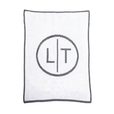 Newlywed Initials Stroller Blanket or Baby Blanket-Blankets-Jack and Jill Boutique