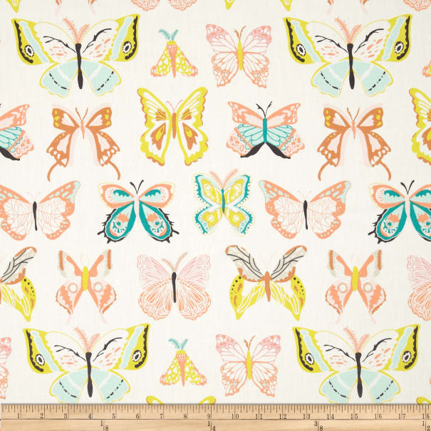 Butterfly Fabric By The Yard | 100% Cotton-Fabric-Yard-Jack and Jill Boutique