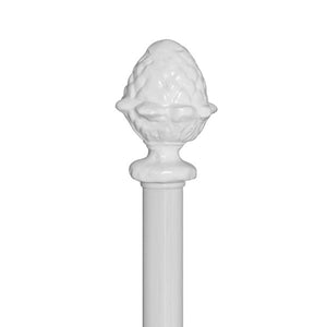 Finial finishes for iron beds-Finial-Small Acorn - Diameter 2.5", Height 3.5"-Jack and Jill Boutique