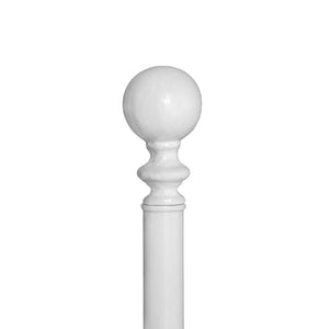 Finial finishes for iron beds-Finial-Magna - Depth 2", Width 2", Height 3.5"-Jack and Jill Boutique