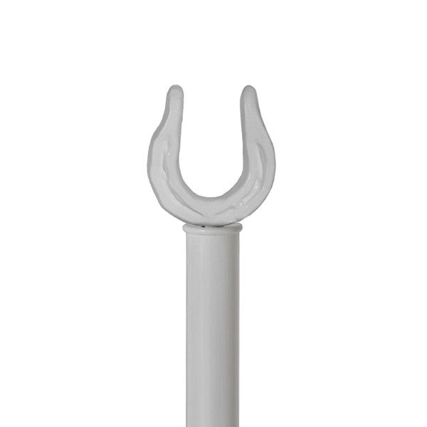 Finial finishes for iron beds-Finial-Horse Shoe - Depth 1.5", Width 2.5", Height 3"-Jack and Jill Boutique