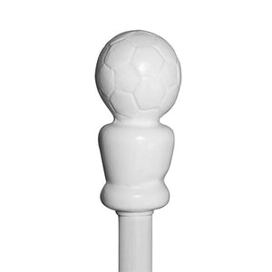 Finial finishes for iron beds-Finial-Soccer Ball - Depth 2.5", Width 2.5" Height 5"-Jack and Jill Boutique