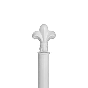 Finial finishes for iron beds-Finial-Fleur de Lis - Width 1", Length 2", Height 2.5"-Jack and Jill Boutique