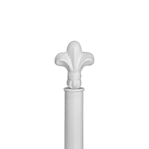 Finial finishes for iron beds-Finial-Fleur de Lis - Width 1", Length 2", Height 2.5"-Jack and Jill Boutique