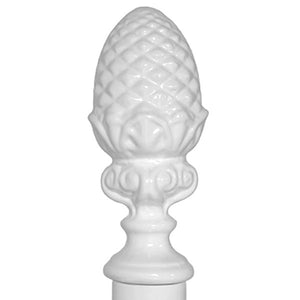 Finial finishes for iron beds-Finial-Extra Large Acorn - Diameter 3", Height 7.5"-Jack and Jill Boutique