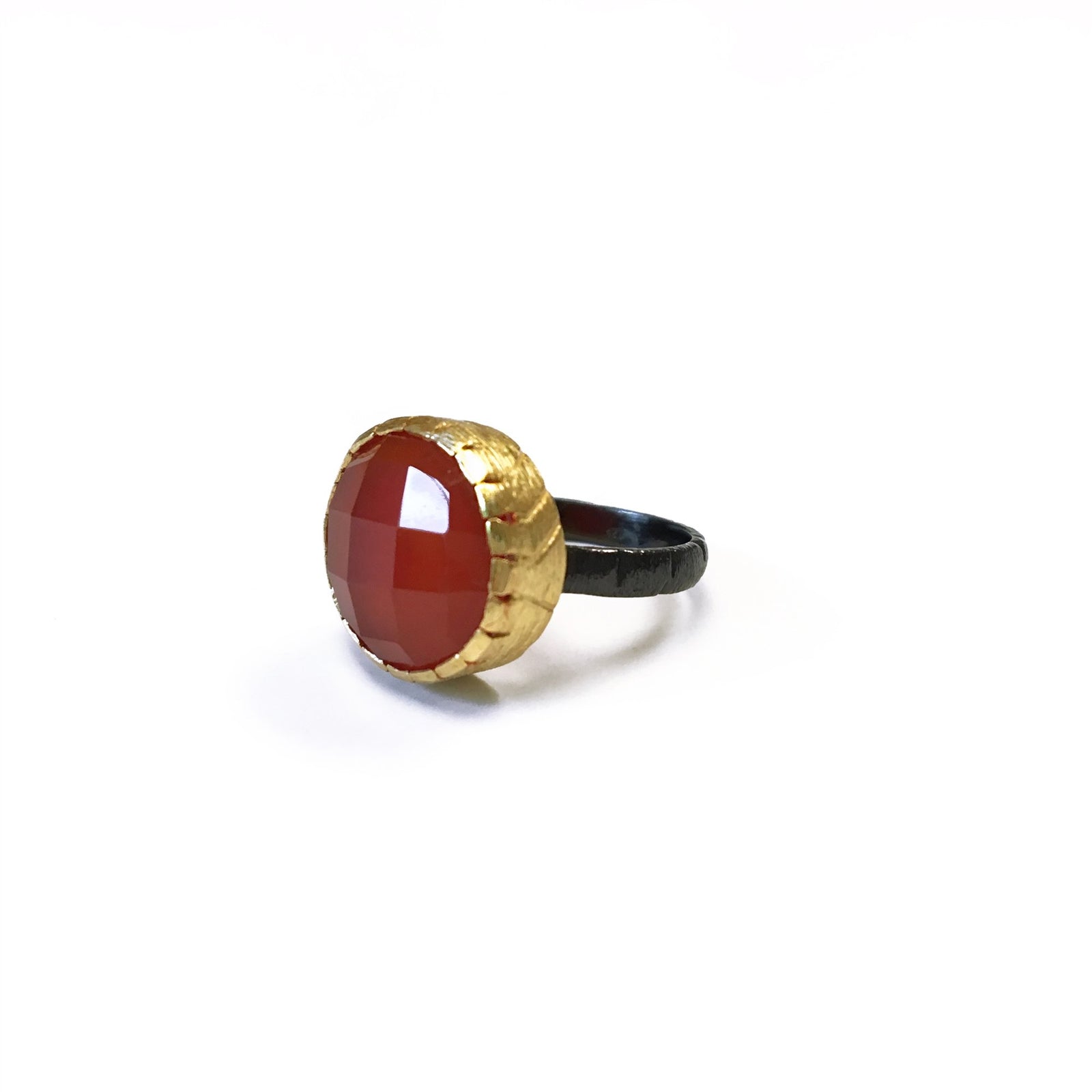 CARNELIAN GEMSTONE RING-Jewelry-Jack and Jill Boutique