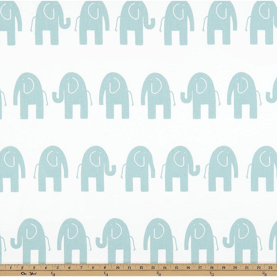 Ele White/Canal Twill Fabric-Fabric-Jack and Jill Boutique