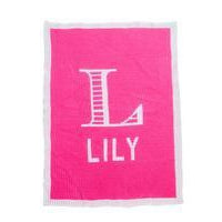 Engraved Initial & Name Personalized Stroller Blanket or Baby Blanket-Blankets-Jack and Jill Boutique