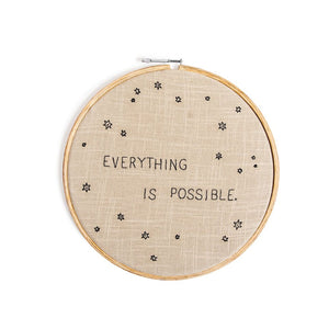 Embroidery Hoops - Everything is Possible - 12"-Embroidery Hoops-Jack and Jill Boutique