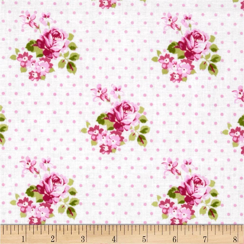 Sunshine Roses Hanky Rose Fabric by the Yard | 100% Cotton-Fabric-Default-Jack and Jill Boutique