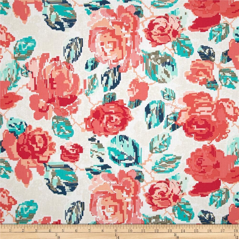 Recollection Flowered Engrams Fabric by the Yard | 100% Cotton-Fabric-Jack and Jill Boutique