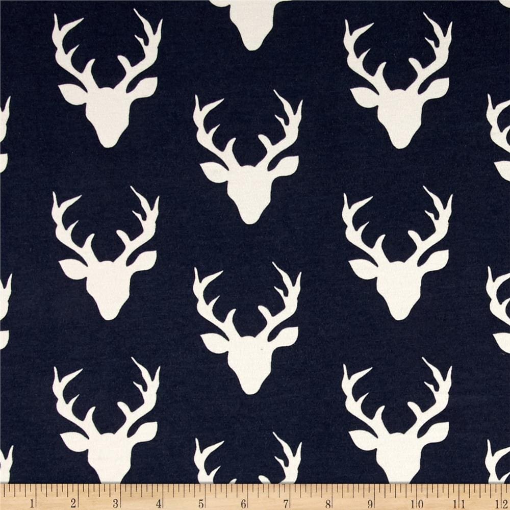 Hello Bear Buck Forest Twilight Fabric by the Yard | 100% Cotton-Fabric-Jack and Jill Boutique