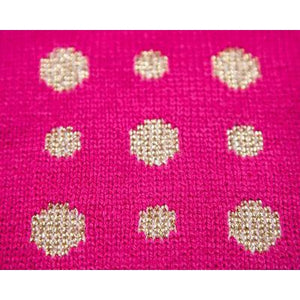 Metallic Precious Polka Dot Initial & Name Personalized Stroller Blanket or Baby Blanket-Blankets-Jack and Jill Boutique
