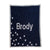 Metallic Sprinkled Stars Personalized Stroller Blanket or Baby Blanket-Blankets-Jack and Jill Boutique