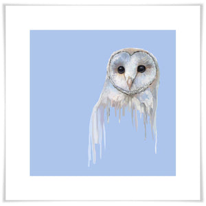 Drippy Owl Art Prints-Art Prints-11.5x11.5-Unframed-Jack and Jill Boutique