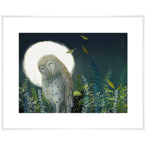 Midnight Owl Art Prints-Art Prints-12.5x10.5-Unframed-Jack and Jill Boutique