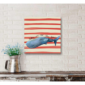 Take Me To The Sea Whale Canvas Wall Art-Canvas Wall Art-14x14-Jack and Jill Boutique