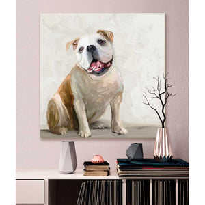 Good Boy Bulldog Canvas Wall Art-Canvas Wall Art-14x14-Jack and Jill Boutique