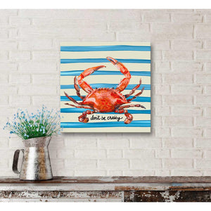 Don't Be Crabby Canvas Wall Art-Canvas Wall Art-14x14-Jack and Jill Boutique