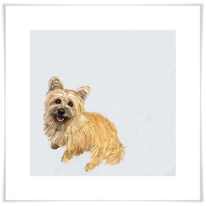 Good Boy Cairn Terrier Art Prints-Art Prints-11.5x11.5-Unframed-Jack and Jill Boutique
