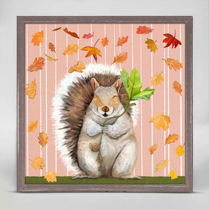 Happy Fall Mini Framed Canvas-Mini Framed Canvas-Jack and Jill Boutique