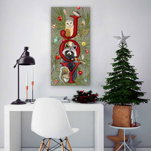 Holiday - Winter Woodland Joy Canvas Wall Art-Canvas Wall Art-15x30-Jack and Jill Boutique